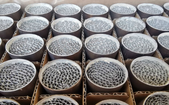 Rhésus 100 Cpsi de palladium de pinte de substrat de nid d'abeilles de catalyseur de moto en métal